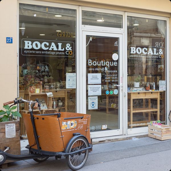 Devanture de Bocal & co